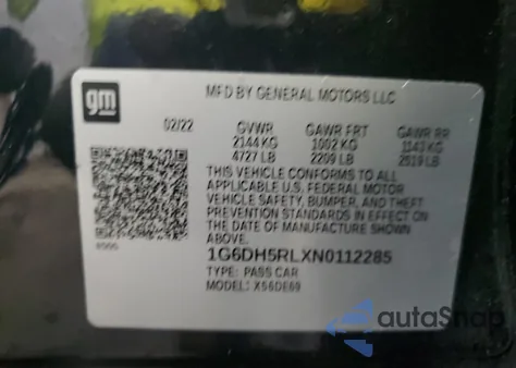 1G6DH5RLXN0112285